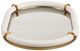 Uttermost® Cyprus Brass/White Oval Tray-3