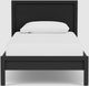 EQ3 Marcel Black Oak Twin Platform Bed-1