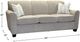 Decor-Rest® Furniture LTD Noble Sand Queen Sleeper Sofa-2
