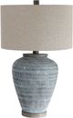 Uttermost® Pelia Light Aqua Table Lamp-0