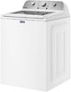 Maytag® 4.7 Cu. Ft. White Agitator Top Load Washer with Extra Power Cycle-3