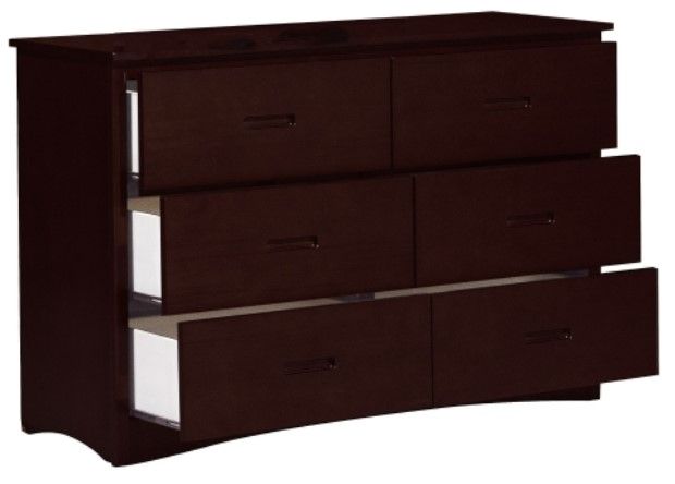 Mazin Furniture Rowe Espresso Dresser-2