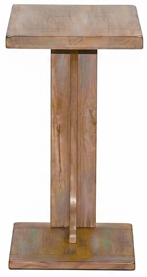 Sunny Designs™ Arizona Weathered Brown Sofa Mate Table-3
