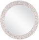 Currey & Company Uma Natural/White Mother of Pearl Round Mirror-0