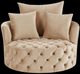 ACME Furniture Zunyas Beige Swivel Accent Chair-3