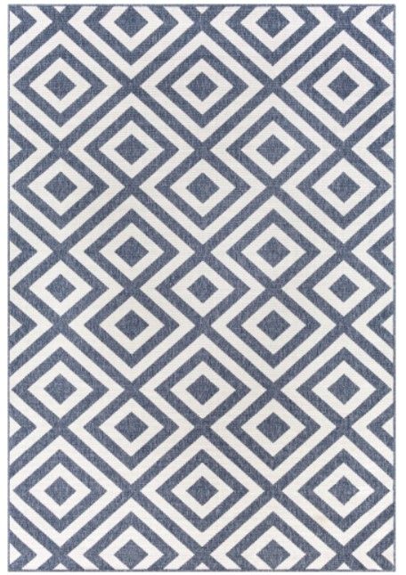 Surya Alfresco Navy/White 5'x8' Area Rug-1