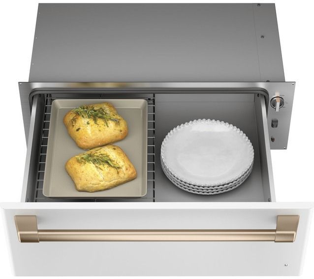 Café™ 30" Matte White Warming Drawer-2