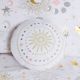 Olliix by Mi Zone Kids Celia Blush and Gold Full/Queen Starry Sky Metallic Printed Comforter Set-3