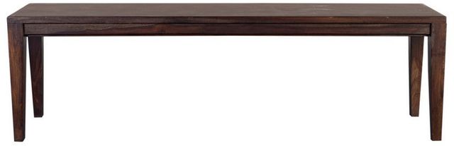 Porter International Designs Fall River Walnut Dining Bench-1