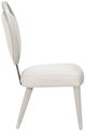 Michael Amini® Eclipse Ivory Jacquard/Moonlight Side Chair-3
