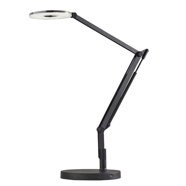 Adesso® Gordon Black Led Desk Lamp-0