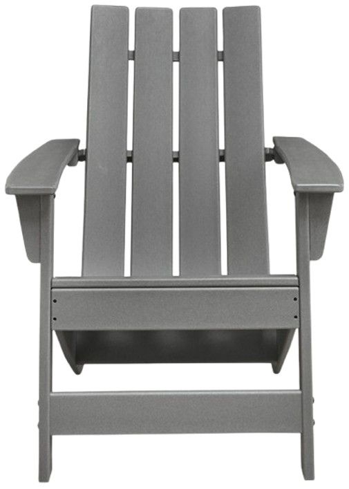 Signature Design by Ashley® Cove Beach Gray Wooden Outdoor Adirondack Chair-2
