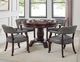 Steve Silver Co. Tournament 6-Piece Gray/Medium Cherry Game Table Set-1