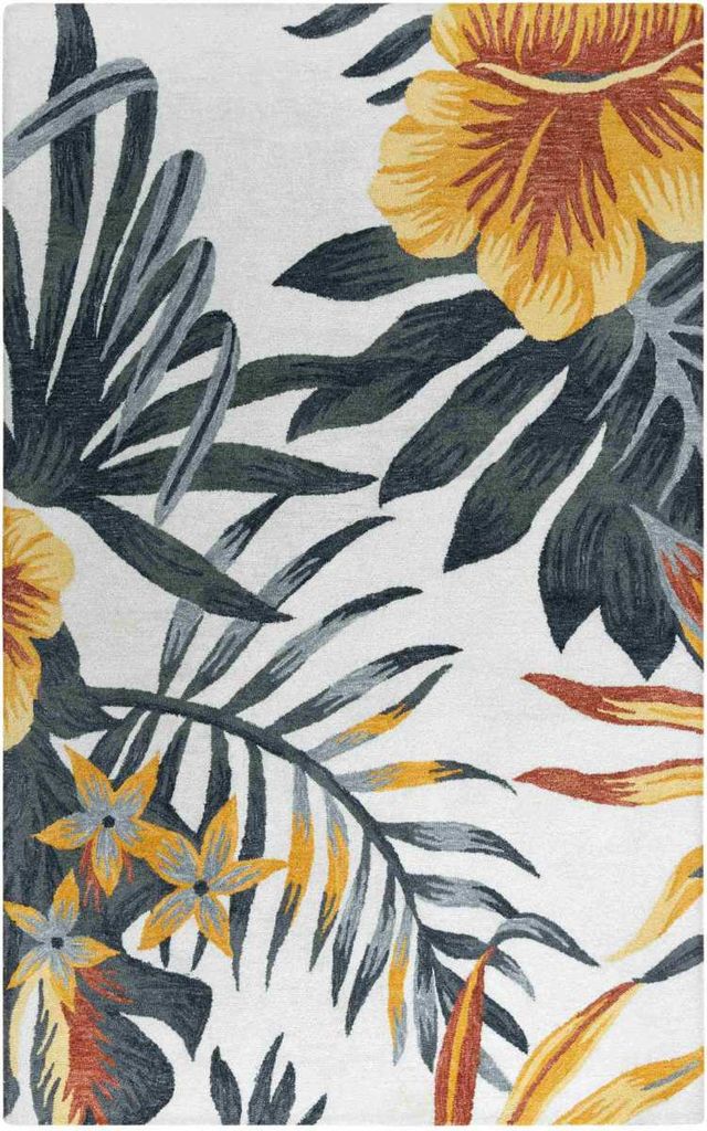 Rizzy Home Miramar Neutral 5'x8' Rectangular Rug-0