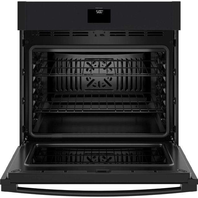 GE® 30" Black Single Electric Wall Oven-1
