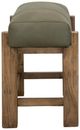 International Furniture Direct Balam Brown/Green Counter Stool-2