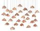 Currey & Company Catrice Painted Silver/Contemporary Silver Leaf/Natural Shell 30-Light Multi-Drop Pendant-0