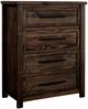 International Furniture Direct Dutton Brown Chest-0