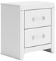Signature Design by Ashley® Maeling White 2-Drawer Nightstand-0