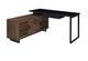 Coaster® Maddox Black/Walnut 60" L-Shape Office Computer Desk-1