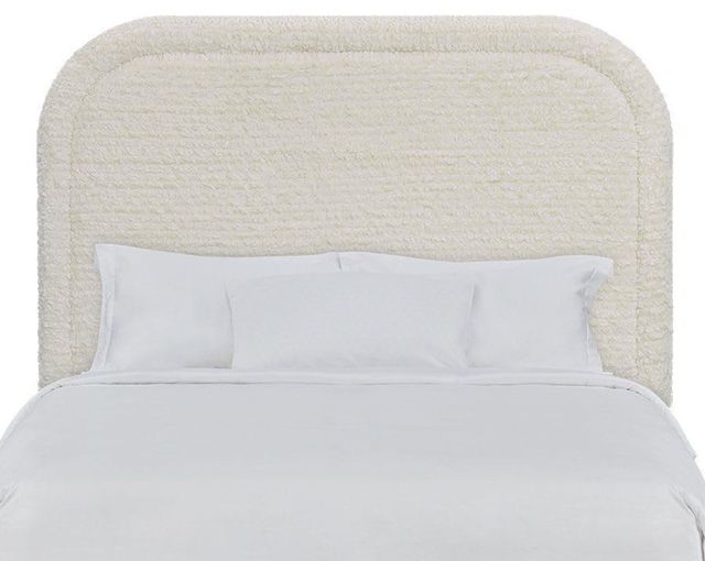 Inspired Home 9029 Beckham Doodle Ivory Queen Panel Bed-1