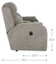 La-Z-Boy® Dorian Camel Reclining Loveseat with Console-5