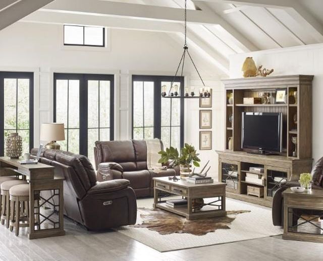 Parker House® Vail Burnt Sienna Power Reclining Loveseat-3