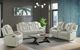 Elements International Carlo Pebble Oyster Power Reclining Loveseat with Power Headrest-5