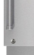 Sub-Zero® Designer Stainless Steel Undercounter Outdoor Solid Door Panel with Lock-1