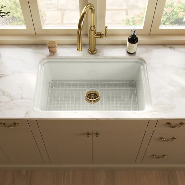 KOHLER® Audrine™ Dune 30" Undermount Single-Bowl Kitchen Sink-1