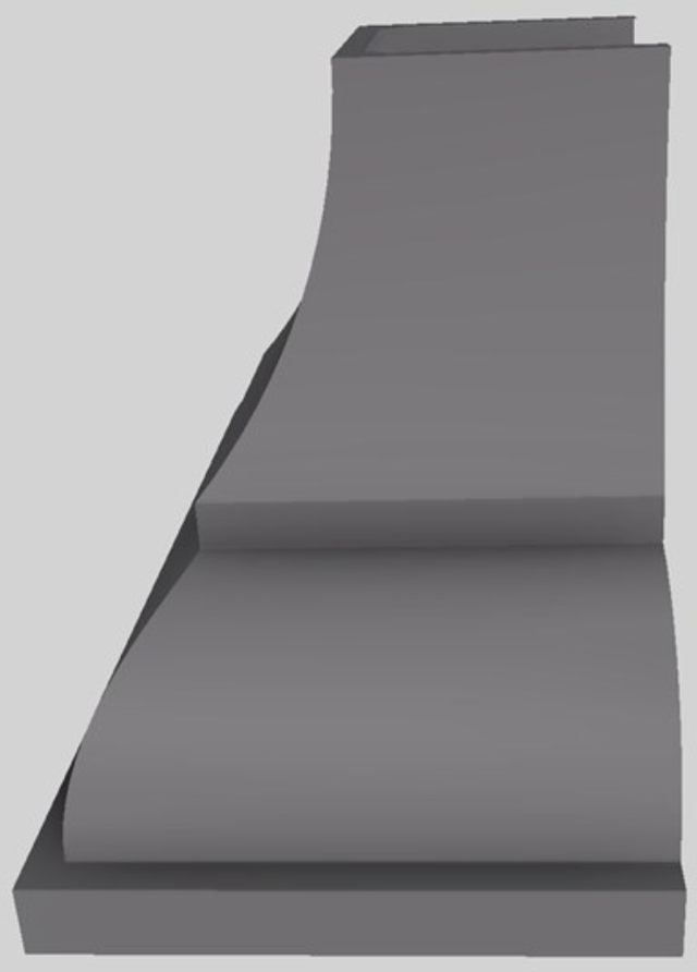 Vent-A-Hood® Designer Series 36" Gunsmoke Wall Mounted Range Hood-1
