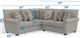 Jackson Furniture Livingston 2-Piece Linen Curved Sectional-3