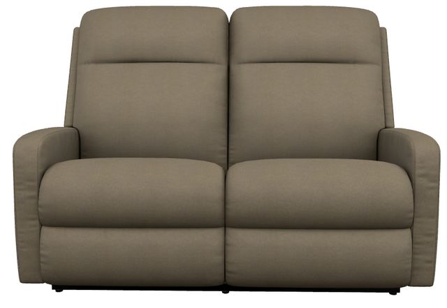 La-Z-Boy® Finley Driftwood Power Wall Reclining Loveseat with Headrest and Lumbar-1