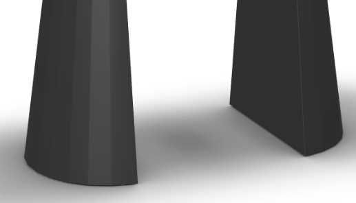 Amisco Customizable Gemma Thermo Fused Laminate White Oak Dining Table-2