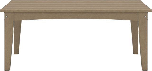 Signature Design by Ashley® Hyland Wave Driftwood Outdoor Plastic Cocktail Table-1