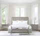 Bernhardt Cornelia Gray/Nebbia Upholstered Bench-1
