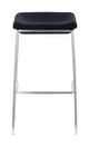 Zuo® Lids Dark Gray Set of 2 Bar Stool-2