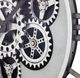 YHD Silver Framed 32" Round Gear Clock-5