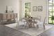 Bernards Citrus Heights 5-Piece Brown/White Dining Set-3