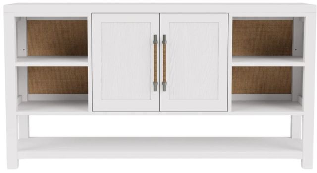 Riverside Furniture Rosalie White Caps Door Console-2
