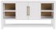 Riverside Furniture Rosalie White Caps Door Console-2