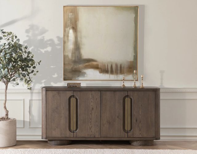 Classic Home Tiber Toasted Brown 4-Door Buffet-1