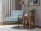 International Furniture Direct Aragon Blue Chair-4