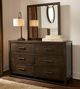 Vaughan-Bassett Lodge & Loft Dark Oak 6-Drawer Dresser-3