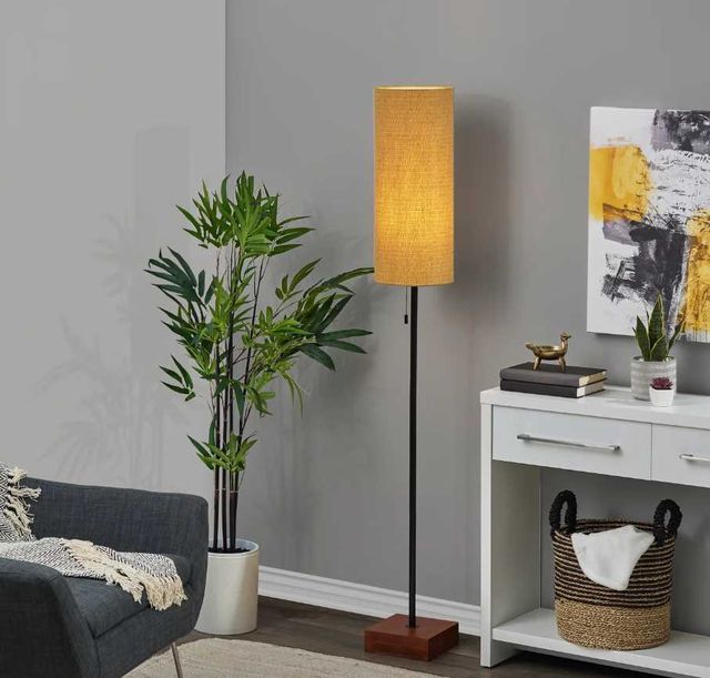 Adesso® Trudy Walnut Floor Lamp-3