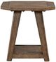 Liberty Furniture Carolina Park Amber Brown Octagonal End Table-2