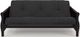 dhp furniture® Black Espresso Wood Futon with Arms-3
