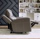 Liberty Furniture Camden Aline Light Gray Leather Power Reclining Loveseat with Console-3