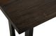 International Furniture Direct Raramuri Stained Dark 55" Cocktail Table with Black Base-5