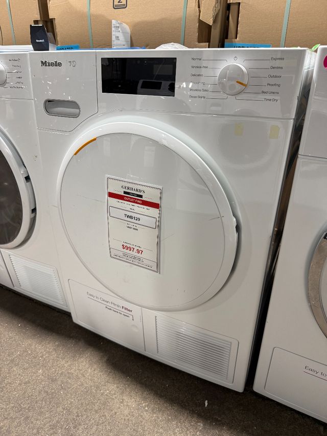 Miele TWB120WP 4.1 Cu. Ft. Lotus White Ventless Electric Dryer-0